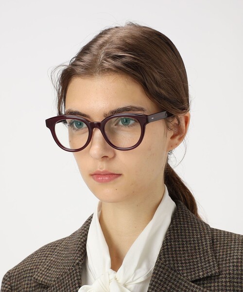 BLANC..（ブラン）の「BLANC.. B0045 CLR  アイウェア（メガネ・レディース・ブラック/ボルドー・FREE）」の3枚目の写真