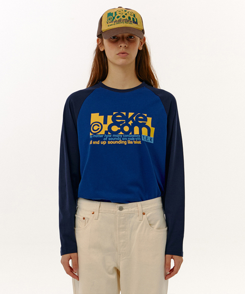 TEKET(テケット)の「Folder L/S Tee Blue(Tシャツ/カットソー・メンズ・その他・SMALL/MEDIUM/LARGE)」の1枚目の写真