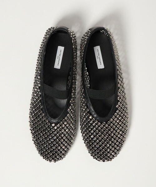 メッシュ ビジュー フラットシューズ（その他シューズ）｜UNITED