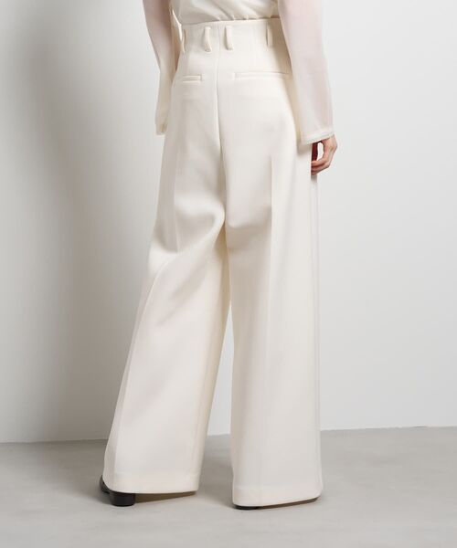 LANVIN en Bleu（ランバンオンブルー）の「トリアセダンボールワイドパンツ（その他パンツ・レディース・ブラック/オフホワイト・36/38）」の8枚目の写真