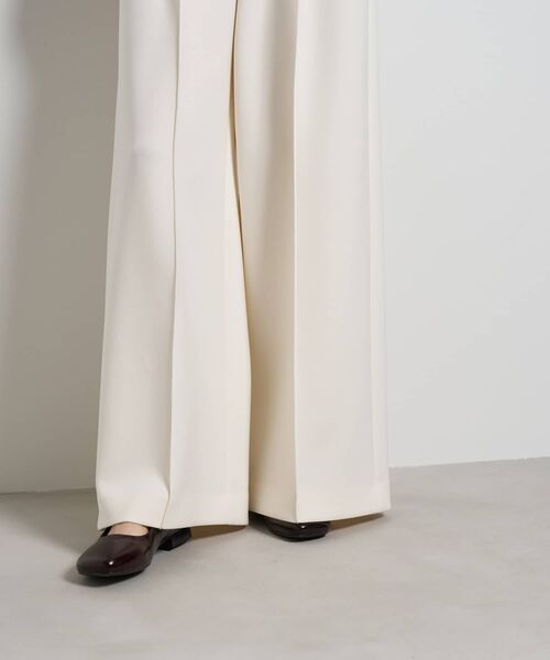LANVIN en Bleu（ランバンオンブルー）の「トリアセダンボールワイドパンツ（その他パンツ・レディース・ブラック/オフホワイト・36/38）」の10枚目の写真
