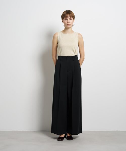 LANVIN en Bleu（ランバンオンブルー）の「トリアセダンボールワイドパンツ（その他パンツ・レディース・ブラック/オフホワイト・36/38）」の11枚目の写真