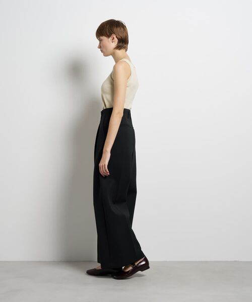 LANVIN en Bleu（ランバンオンブルー）の「トリアセダンボールワイドパンツ（その他パンツ・レディース・ブラック/オフホワイト・36/38）」の12枚目の写真