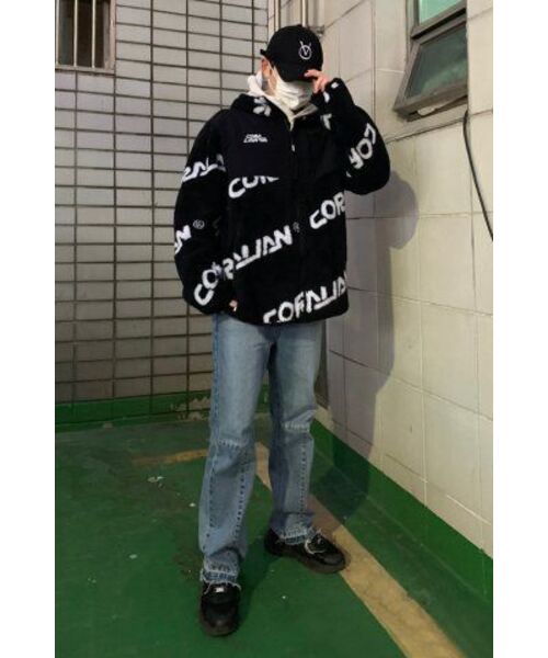 CORALIAN(コラリアン)の「ジャカードフリースフードジャケットブラック(その他アウター・メンズ・その他・XL/L)」の10枚目の写真