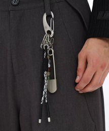 WESTBOY（ウエストボーイ）の「安全ピン ビーズ ビジュー キーリング キーホルダー カラビナ WO25W9AC09（キーホルダー）」