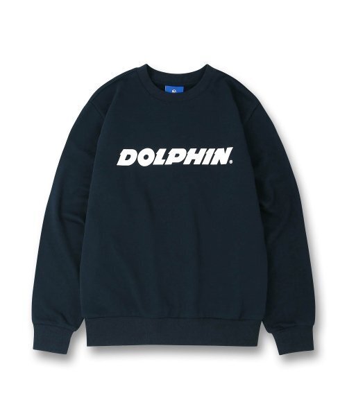 DOLPHIN WAVE APPAREL(ドルフィンウェーブアパレル)の「ドルフィン アセンティック ロゴ スウェット ネイビー(スウェット・メンズ・その他・MEDIUM/LARGE/X-LARGE)」の1枚目の写真