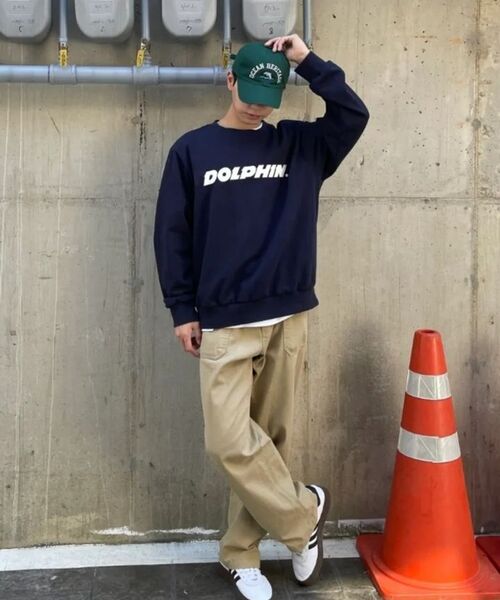 DOLPHIN WAVE APPAREL(ドルフィンウェーブアパレル)の「ドルフィン アセンティック ロゴ スウェット ネイビー(スウェット・メンズ・その他・MEDIUM/LARGE/X-LARGE)」の11枚目の写真