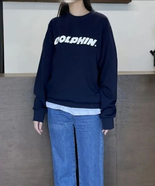 DOLPHIN WAVE APPAREL(ドルフィンウェーブアパレル)の「ドルフィン アセンティック ロゴ スウェット ネイビー(スウェット・メンズ・その他・MEDIUM/LARGE/X-LARGE)」の13枚目の写真