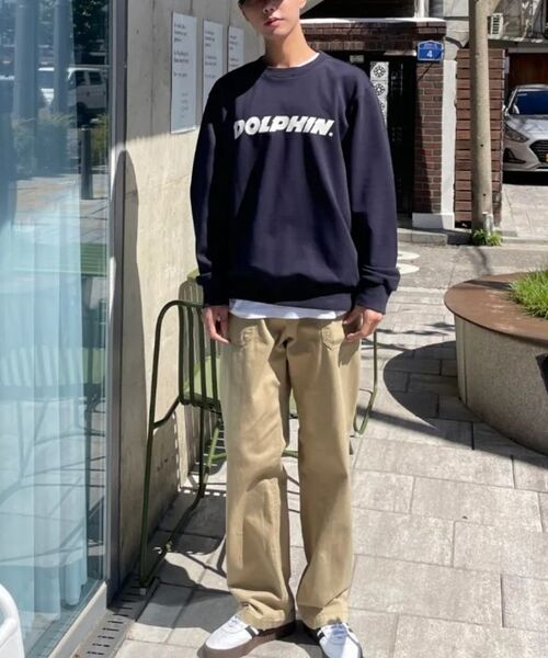 DOLPHIN WAVE APPAREL(ドルフィンウェーブアパレル)の「ドルフィン アセンティック ロゴ スウェット ネイビー(スウェット・メンズ・その他・MEDIUM/LARGE/X-LARGE)」の16枚目の写真