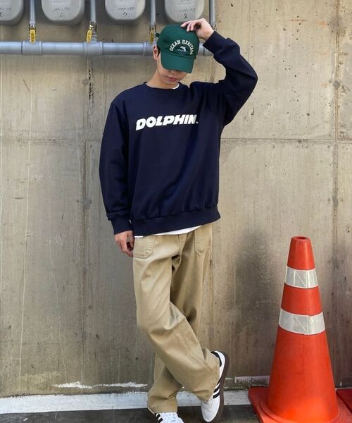 DOLPHIN WAVE APPAREL(ドルフィンウェーブアパレル)の「ドルフィン アセンティック ロゴ スウェット ネイビー(スウェット・メンズ・その他・MEDIUM/LARGE/X-LARGE)」の7枚目の写真