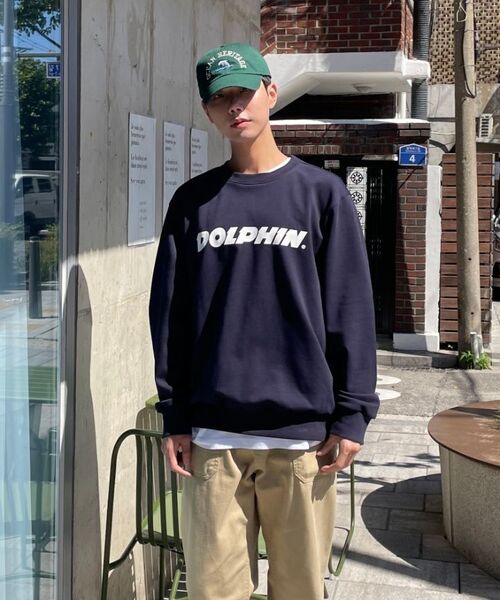 DOLPHIN WAVE APPAREL(ドルフィンウェーブアパレル)の「ドルフィン アセンティック ロゴ スウェット ネイビー(スウェット・メンズ・その他・MEDIUM/LARGE/X-LARGE)」の9枚目の写真