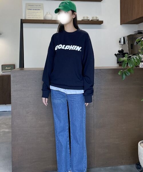 DOLPHIN WAVE APPAREL(ドルフィンウェーブアパレル)の「ドルフィン アセンティック ロゴ スウェット ネイビー(スウェット・メンズ・その他・MEDIUM/LARGE/X-LARGE)」の10枚目の写真