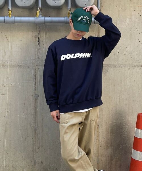 DOLPHIN WAVE APPAREL(ドルフィンウェーブアパレル)の「ドルフィン アセンティック ロゴ スウェット ネイビー(スウェット・メンズ・その他・MEDIUM/LARGE/X-LARGE)」の22枚目の写真