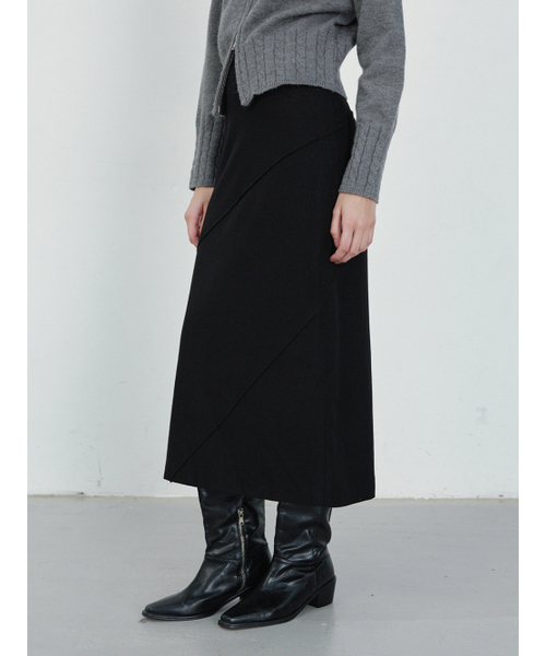 Ubalanced Incision Skirt