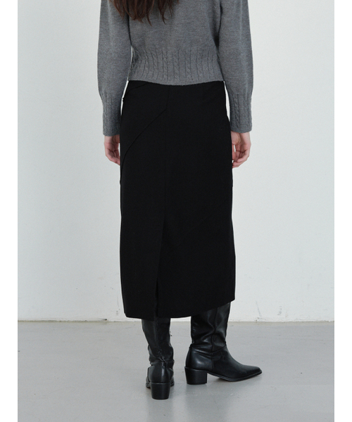 Ubalanced Incision Skirt