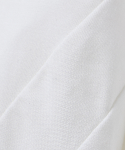 EUGGEN(ユジェン)の「レースネックセミクロップロングスリーブTシャツ_ホワイト(Tシャツ/カットソー・レディース・その他・SMALL/MEDIUM)」の6枚目の写真