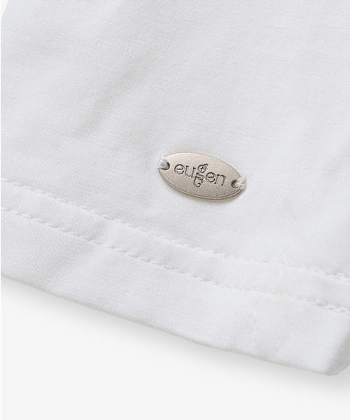 EUGGEN(ユジェン)の「レースネックセミクロップロングスリーブTシャツ_ホワイト(Tシャツ/カットソー・レディース・その他・SMALL/MEDIUM)」の7枚目の写真