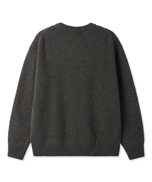 BLACKBROWN（ブラックブラウン）の「ウールシルクネップセーター [カーキ]（ニット/セーター・メンズ・その他・MEDIUM/LARGE）」の2枚目の写真