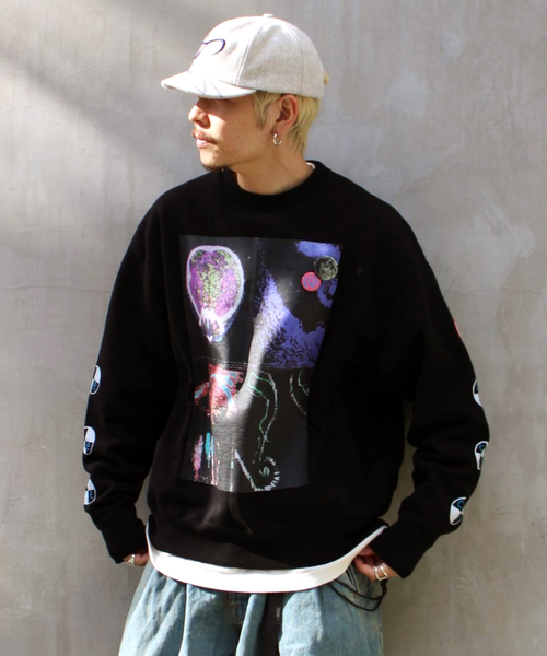 C.E（シーイー）の「C.E / シーイー cavempt Xo RIFF CREW NECK