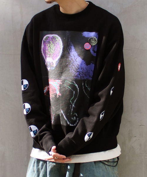 C.E（シーイー）の「C.E / シーイー cavempt Xo RIFF CREW NECK