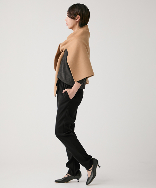 VERMEIL par iena（ヴェルメイユパーイエナ）の「《追加3》ツイルストレッチスリムパンツ（スラックス・レディース・ブラック・40/38/36）」の12枚目の写真