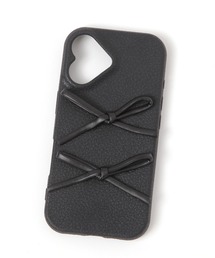 tiny tiny（ティニーティニー）の「PUリボンiPhone16ケース[tiny tiny(ティニーティニー)]（スマホケース/カバー）」