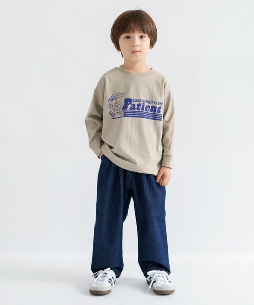 DRC branshes（ディーアールシーブランシェス）の「【26SS新作/WEB限定/DRC】オーバータックデニムロングパンツ（デニムパンツ・キッズ・ブルー/ブラック/ネイビー・140/120/110/100/130/150）」の12枚目の写真
