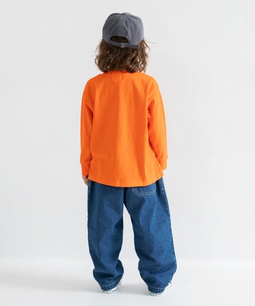 DRC branshes（ディーアールシーブランシェス）の「【26SS新作/WEB限定/DRC】オーバータックデニムロングパンツ（デニムパンツ・キッズ・ブルー/ブラック/ネイビー・140/120/110/100/130/150）」の21枚目の写真