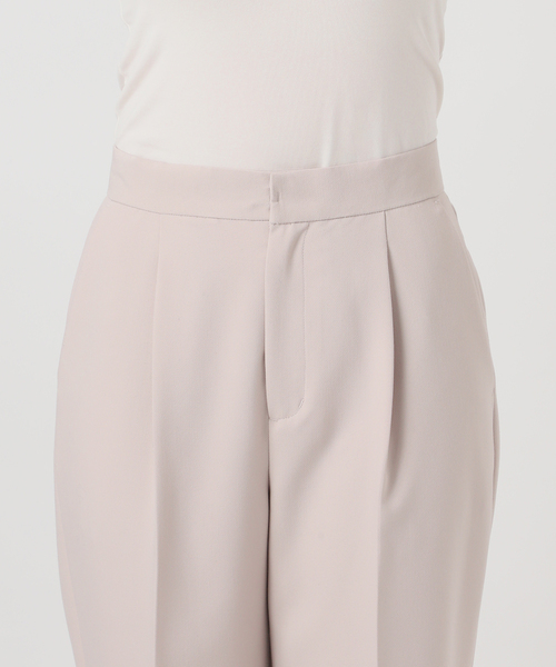 B.C STOCK(ベーセーストック)の「手洗い可 / T/R ダブルクロス パンツ(スラックス・レディース・ベージュ系その他/ブラック・SMALL/MEDIUM)」の20枚目の写真