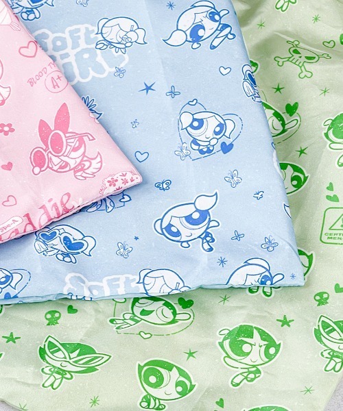 FLAPPER(フラッパー)の「FLAPPER フラッパー:パワーパフ ガールズ エコバッグ(エコバッグ/サブバッグ・レディース・ブラック/ホワイト/ピンク/グリーン/サックスブルー・FREE)」の14枚目の写真