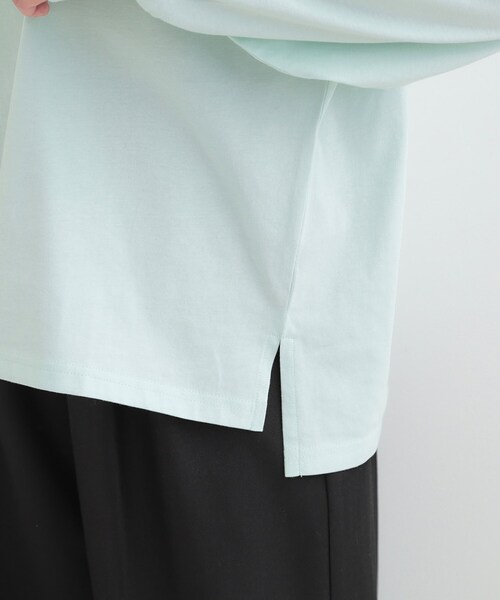 SHOO・LA・RUE（シューラルー）の「【綿100％/S-LL/プチプラ】選べる3柄 プリントアソートロンT（Tシャツ/カットソー・レディース・グリーン系3/ライトイエロー系2/チャコール/ベージュ系その他3/ホワイト系2/ホワイト系1・04/03/02/01）」の16枚目の写真