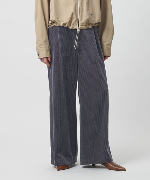 H BEAUTY&YOUTH UNITED ARROWS(エイチビューティーアンドユースユナイテッドアローズ)の「<H>コーデュロイ トラウザーズ(その他パンツ・レディース・グレー系/ダークブラウン・M/S)」の1枚目の写真