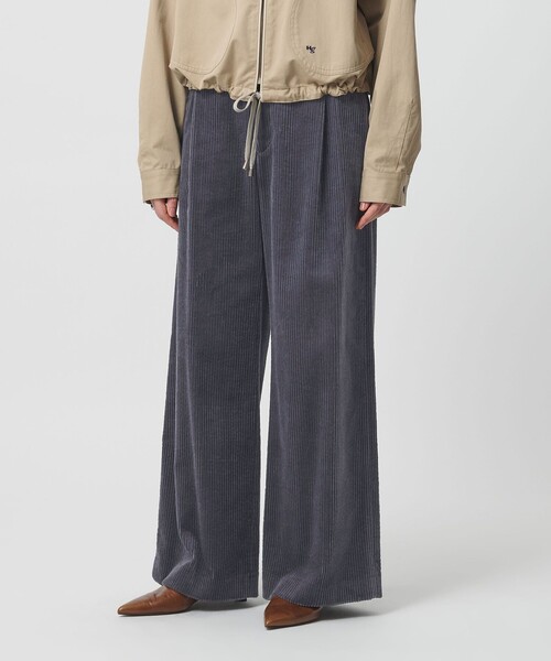 H BEAUTY&YOUTH UNITED ARROWS(エイチビューティーアンドユースユナイテッドアローズ)の「<H>コーデュロイ トラウザーズ(その他パンツ・レディース・グレー系/ダークブラウン・M/S)」の3枚目の写真