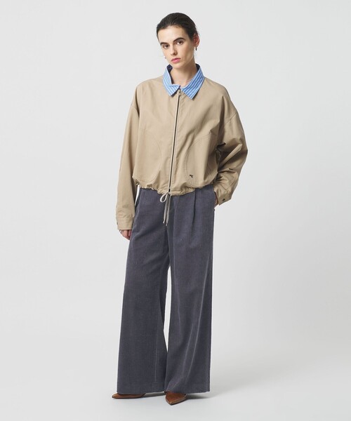 H BEAUTY&YOUTH UNITED ARROWS(エイチビューティーアンドユースユナイテッドアローズ)の「<H>コーデュロイ トラウザーズ(その他パンツ・レディース・グレー系/ダークブラウン・M/S)」の4枚目の写真