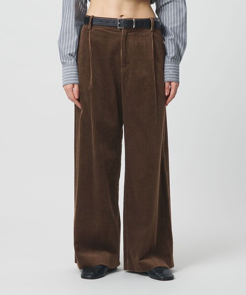 H BEAUTY&YOUTH UNITED ARROWS(エイチビューティーアンドユースユナイテッドアローズ)の「<H>コーデュロイ トラウザーズ(その他パンツ・レディース・グレー系/ダークブラウン・M/S)」の5枚目の写真