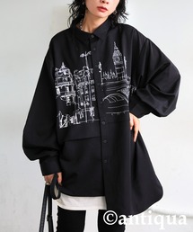 antiqua（アンティカ）の「アシンメトリー シャツ（シャツ/ブラウス）」