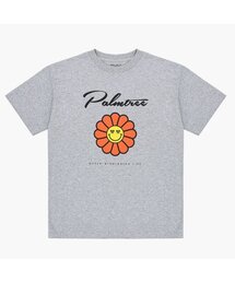 PALMTREE GOLF（パームツリーゴルフ）の「パームフラワー 半袖Tシャツ メランジェグレー（Tシャツ/カットソー）」
