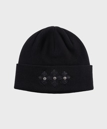 JOINT WORKS | SUPPLIER / サプライヤー Cross Leather Patch Beanie(ニットキャップ/ビーニー)