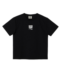 DGDPスクエアセミクロップ半袖Tシャツブラック