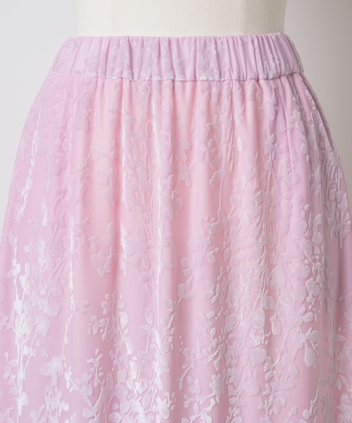 yae（ヤエ）の「Sheer opal skirt / シアーオパールスカート（スカート・レディース・ライトグリーン/ベビーピンク/ネイビー・36/38）」の21枚目の写真