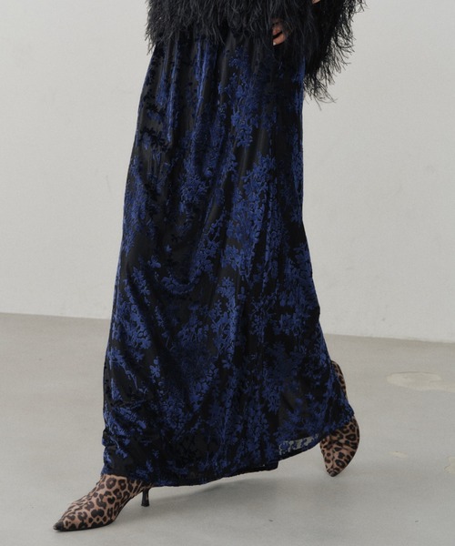 yae（ヤエ）の「Sheer opal skirt / シアーオパールスカート（スカート・レディース・ライトグリーン/ベビーピンク/ネイビー・36/38）」の9枚目の写真