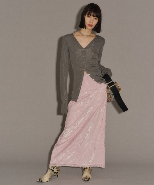 Sheer opal skirt / シアーオパールスカート（スカート）｜yae（ヤエ