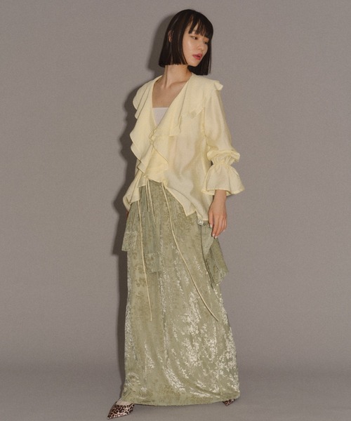 yae（ヤエ）の「Sheer opal skirt / シアーオパールスカート（スカート