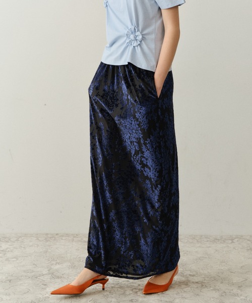 yae（ヤエ）の「Sheer opal skirt / シアーオパールスカート（スカート・レディース・ライトグリーン/ベビーピンク/ネイビー・36/38）」の15枚目の写真