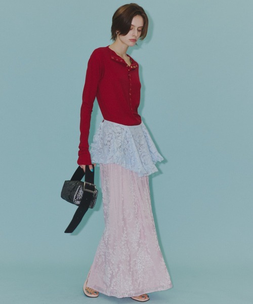 Sheer opal skirt / シアーオパールスカート（スカート）｜yae（ヤエ
