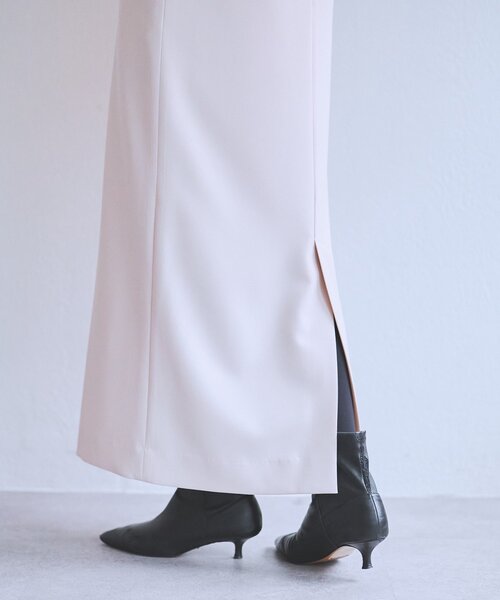 LIVETART（リヴェタート）の「《LIVETART》ストレッチツイル２WAYスカート（スカート・レディース・アイボリー/ブラック・FREE）」の6枚目の写真