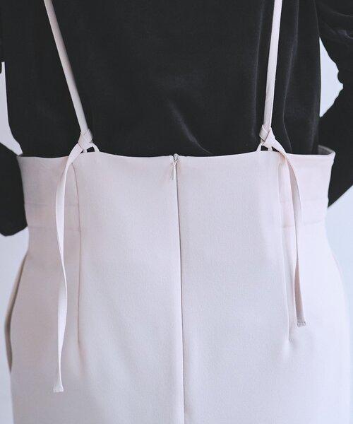LIVETART（リヴェタート）の「《LIVETART》ストレッチツイル２WAYスカート（スカート・レディース・アイボリー/ブラック・FREE）」の7枚目の写真