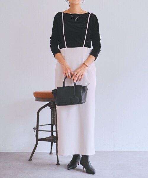 LIVETART（リヴェタート）の「《LIVETART》ストレッチツイル２WAYスカート（スカート・レディース・アイボリー/ブラック・FREE）」の10枚目の写真