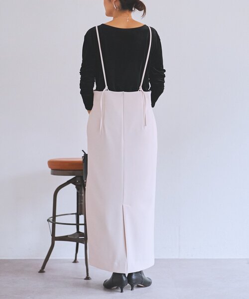 LIVETART（リヴェタート）の「《LIVETART》ストレッチツイル２WAYスカート（スカート・レディース・アイボリー/ブラック・FREE）」の11枚目の写真