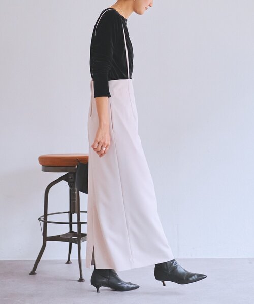LIVETART（リヴェタート）の「《LIVETART》ストレッチツイル２WAYスカート（スカート・レディース・アイボリー/ブラック・FREE）」の12枚目の写真